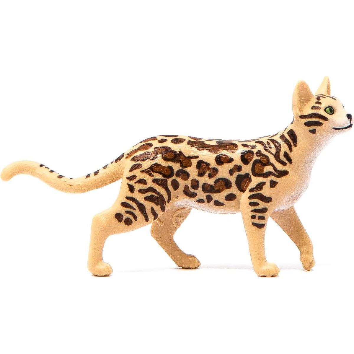 Gato Bengalí Schleich Farm World 8.38x4.57cm para Niños