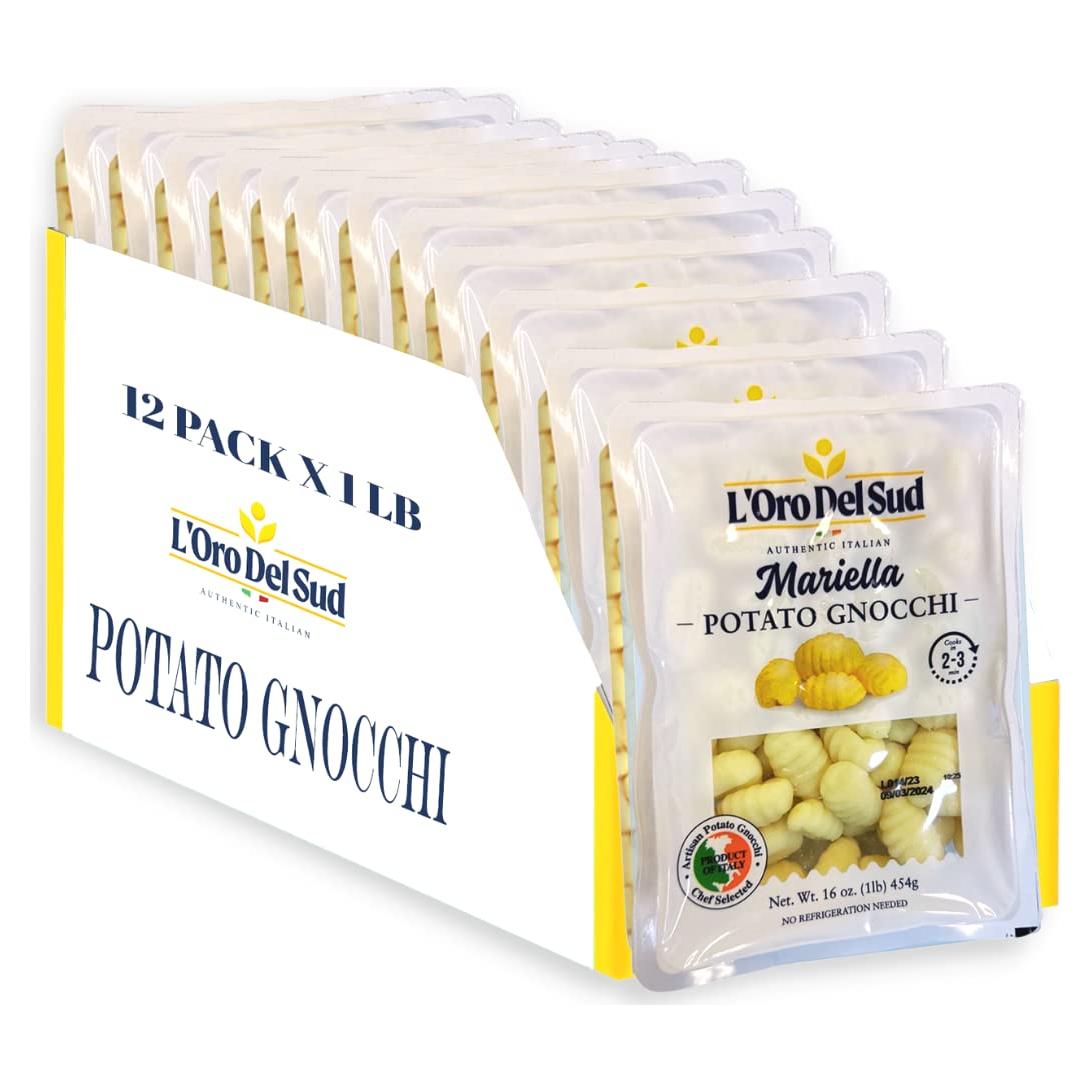 Gnocchi de Papa L'Oro Del Sud 12 Paquetes x 0.45 Kg Italia