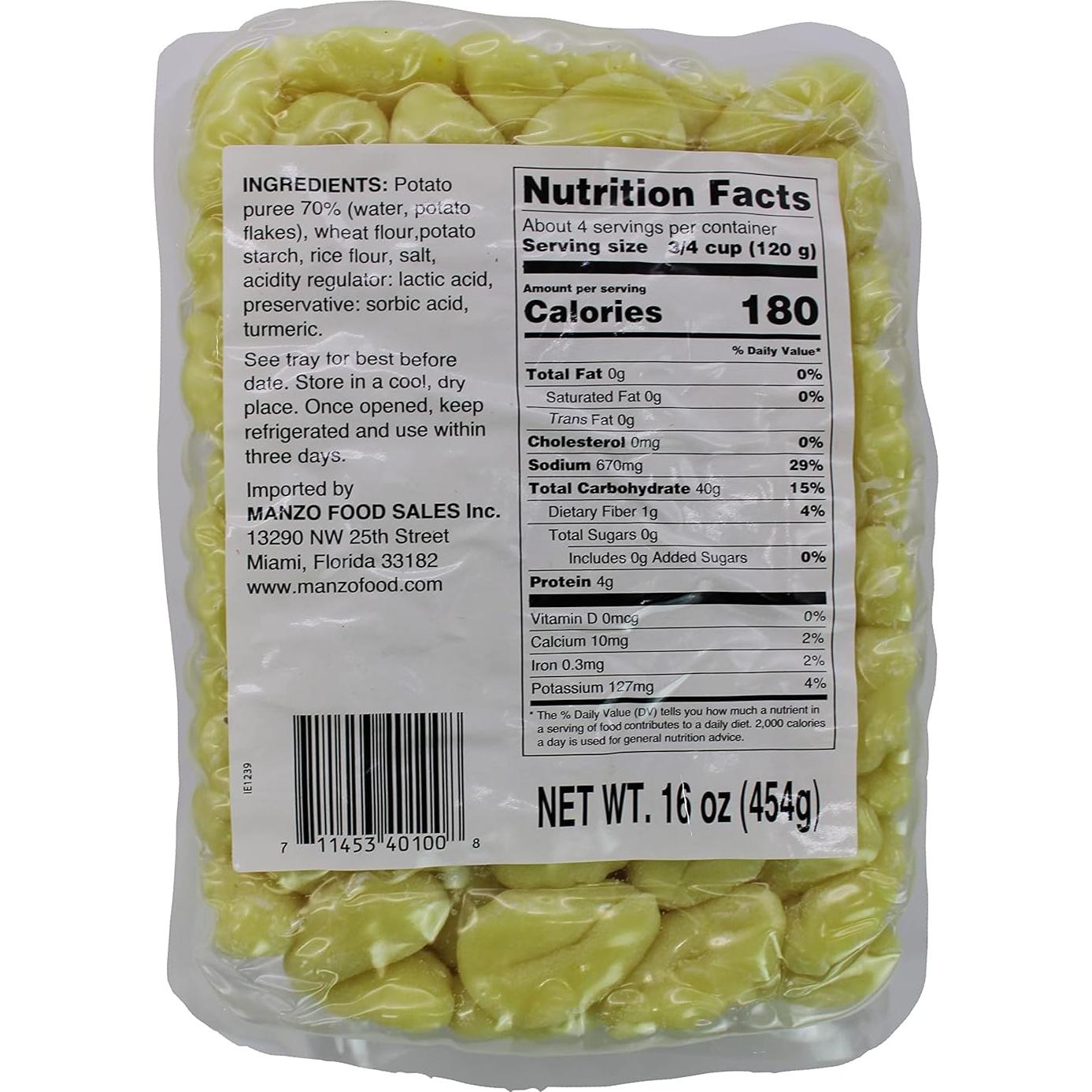 Gnocchi de Papa L'Oro Del Sud 12 Paquetes x 0.45 Kg Italia