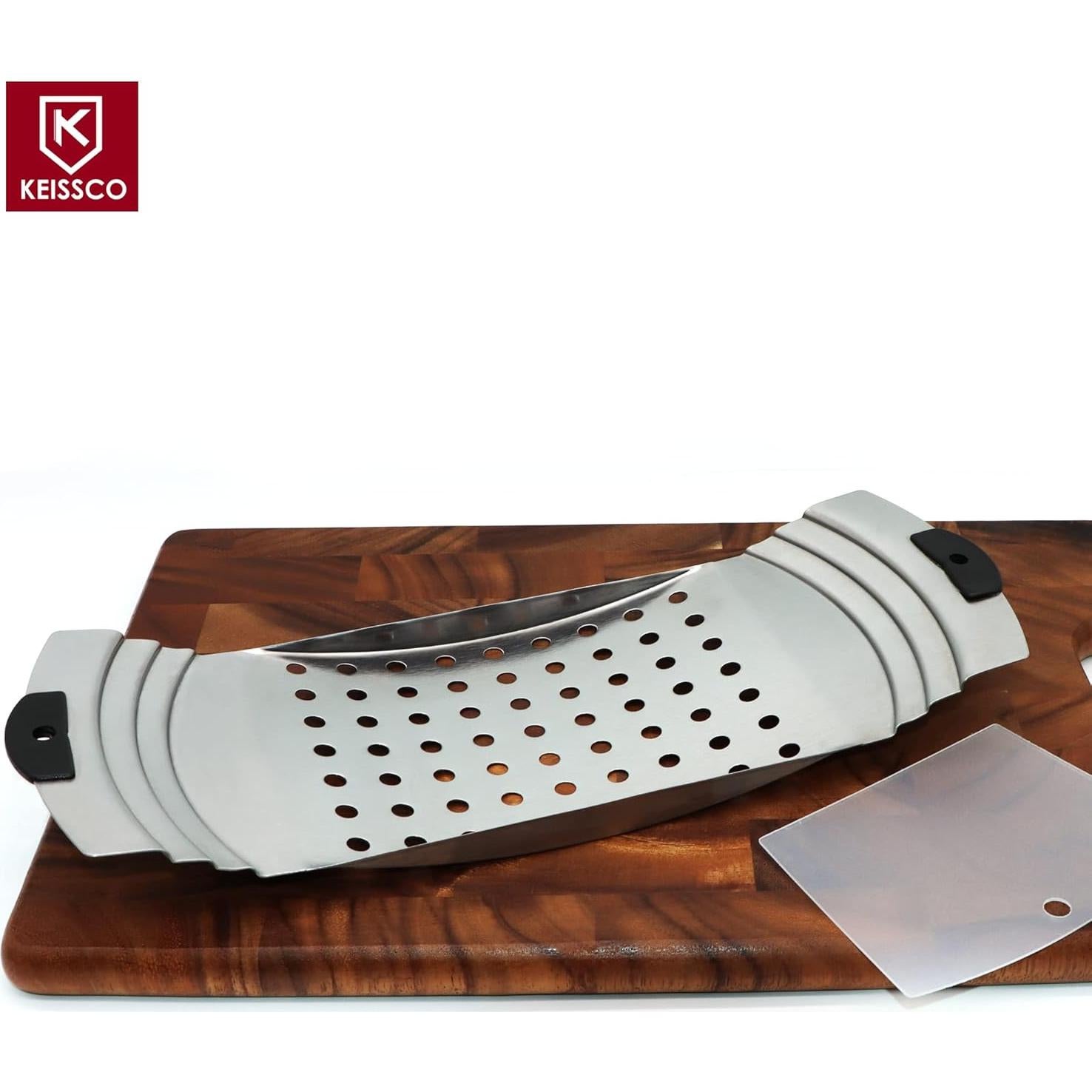 Fabricante de Spaetzle KEISSCO Acero Inoxidable 33.99x12.7cm