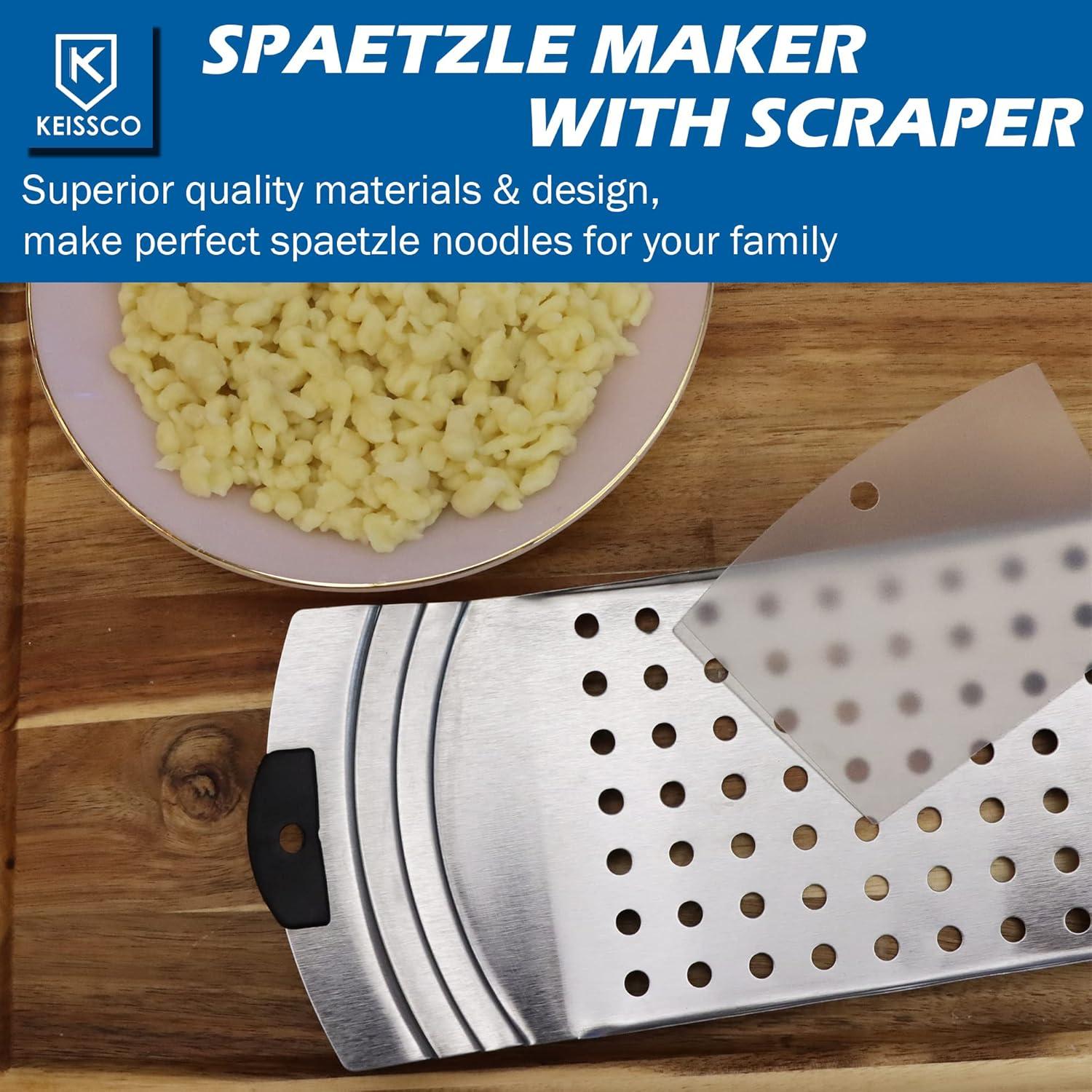 Fabricante de Spaetzle KEISSCO Acero Inoxidable 33.99x12.7cm