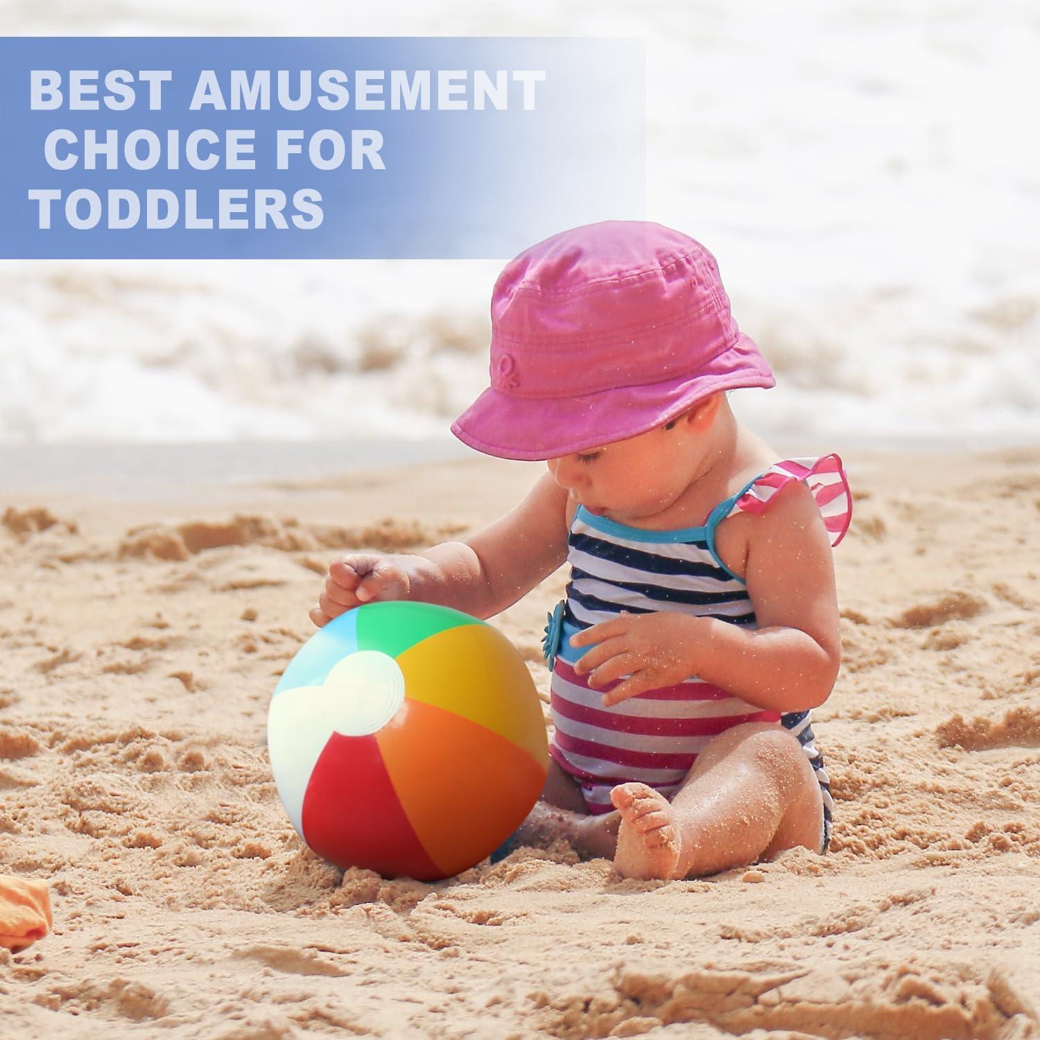 Bolas de Playa Inflables Novelty Place - Paquete de 12, 22 cm