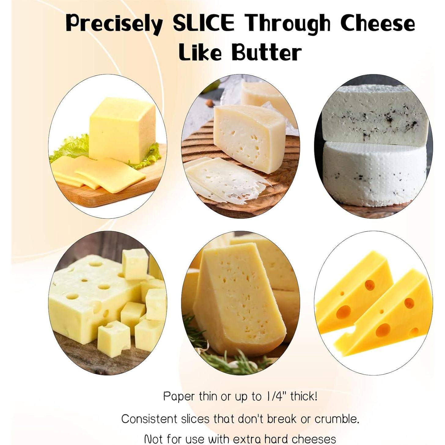 Cortador de Queso Ajustable BOHUIZ con 4 Cables de Acero Inoxidable