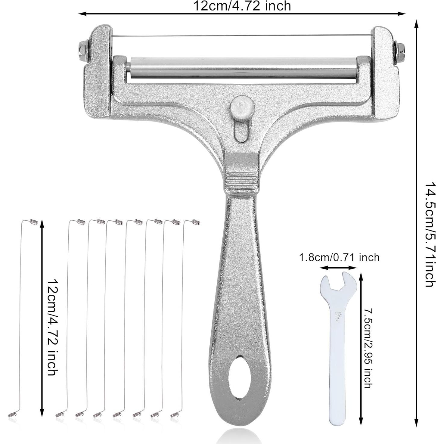 Cortador de Queso de Alambre Gosknor con 8 Cables Repuestos