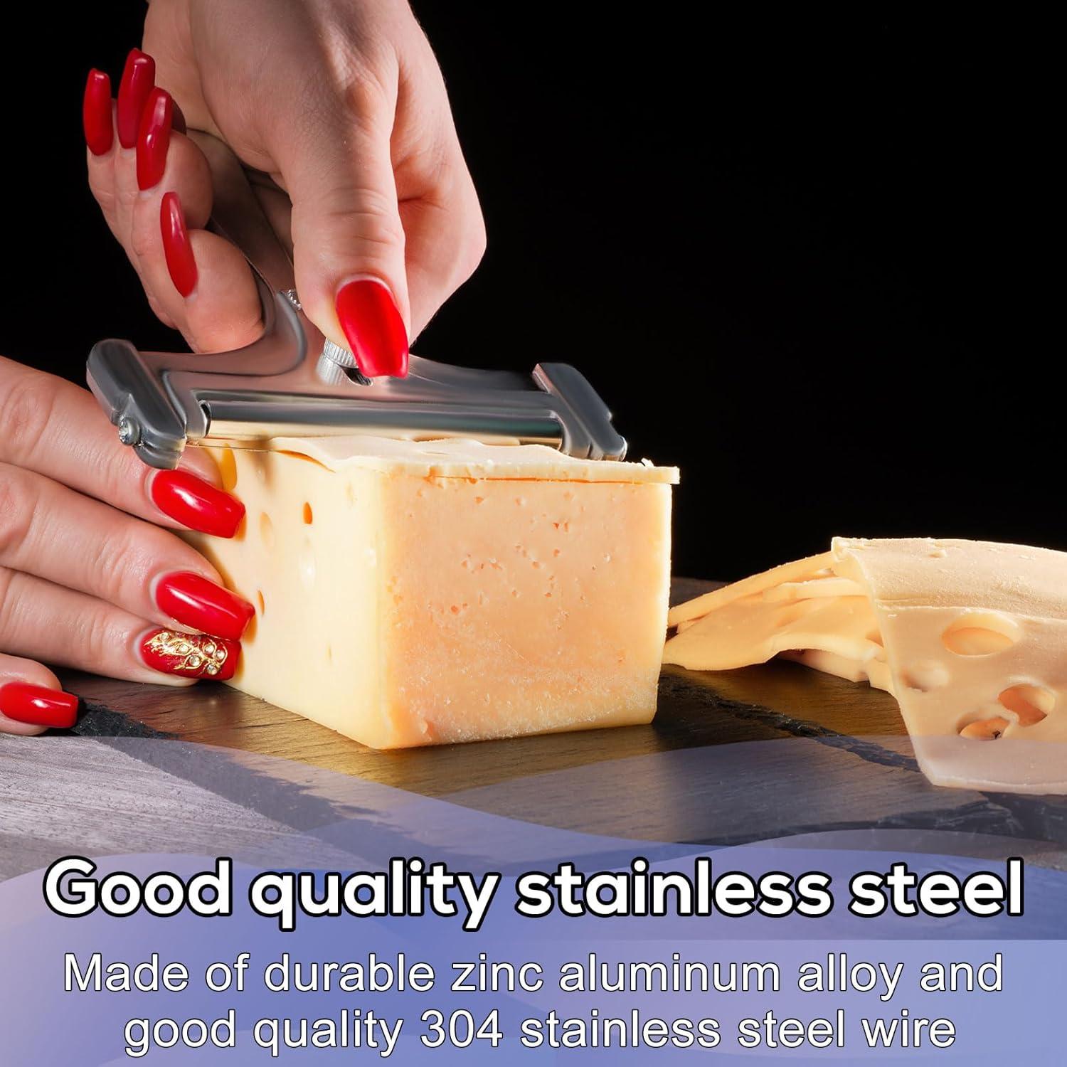 Cortador de Queso de Alambre Gosknor con 8 Cables Repuestos