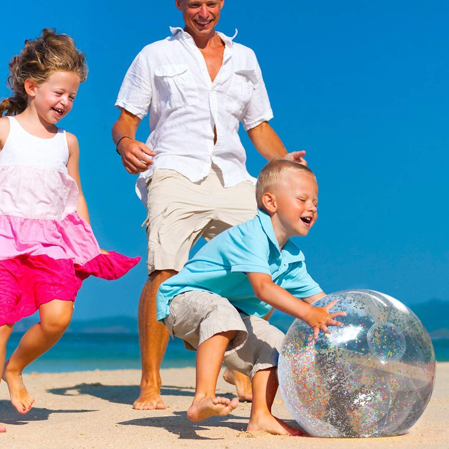 Pelotas Inflables Novelty Place con Purpurina - 2 Pcs