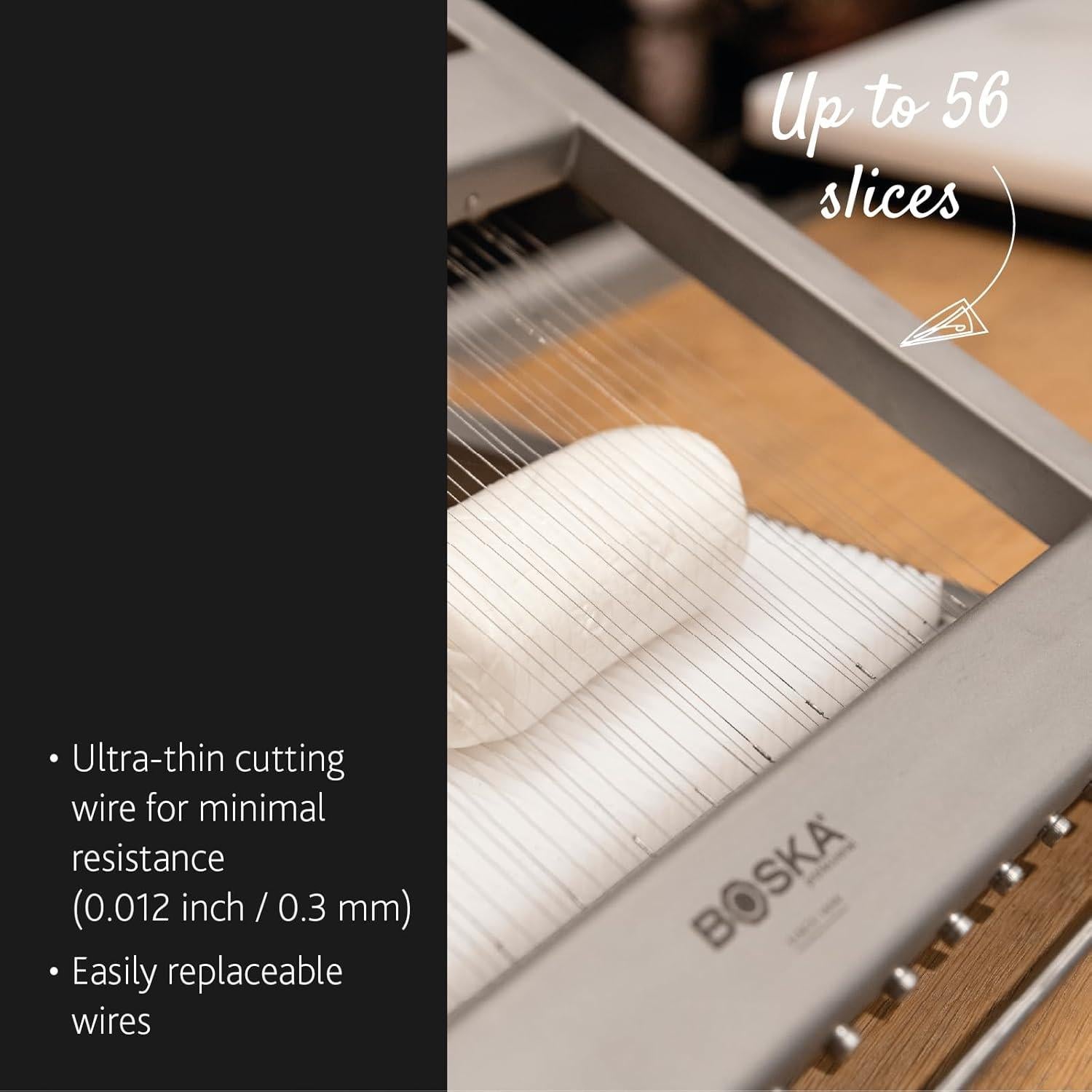 Cortador de Queso Suave BOSKA Acero Inoxidable 37.2x34.7cm