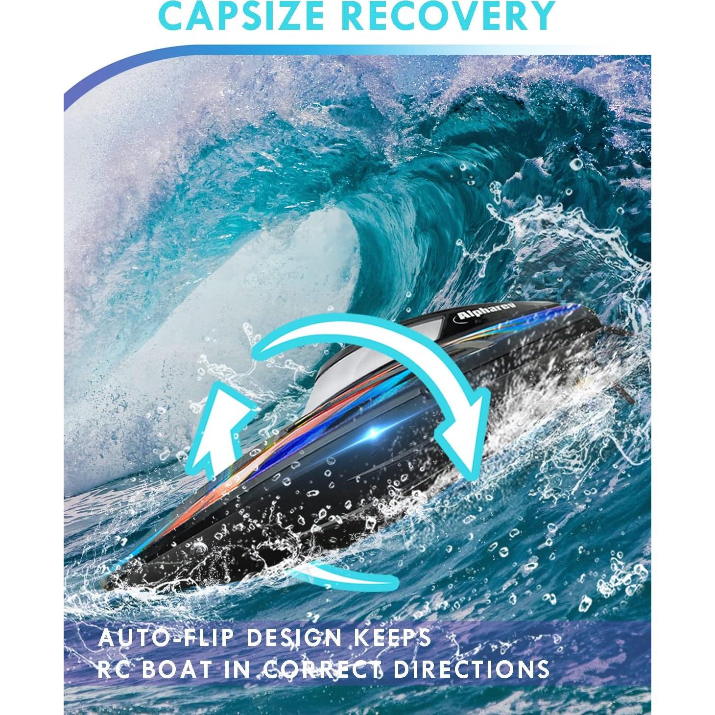 Barco RC AlphaRev R308MINI 2 Paquetes 32 km/h