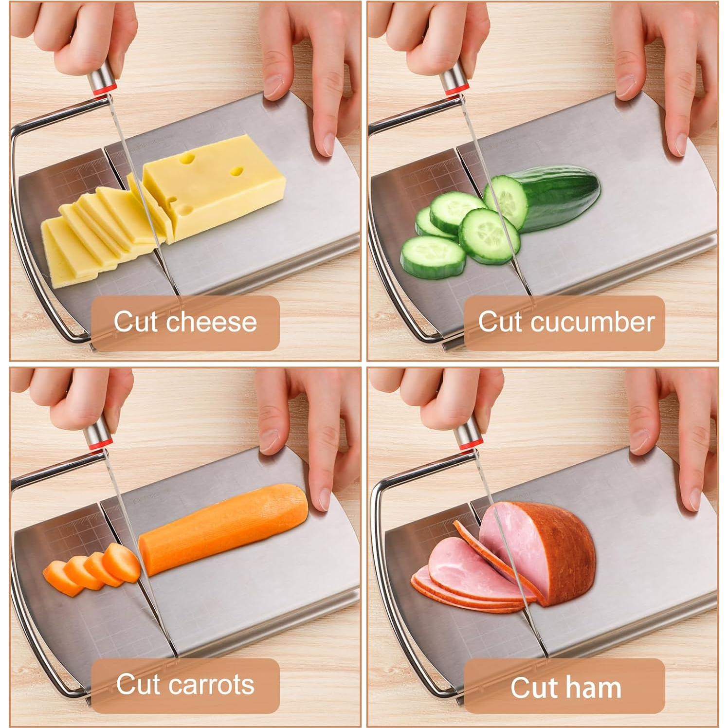 Cortador de Queso NQEUEPN Acero Inoxidable 22x21.1cm