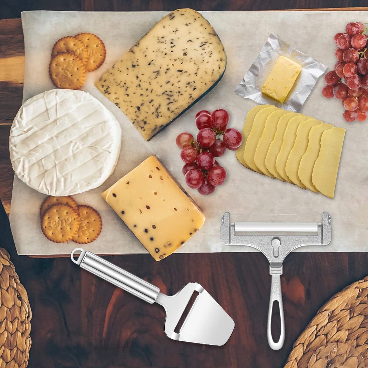 Set Cortador de Queso WarmHut Acero Inoxidable 2 Piezas