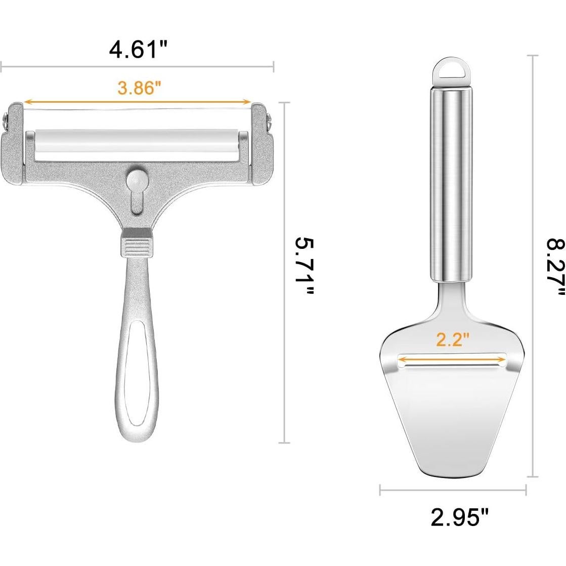 Set Cortador de Queso WarmHut Acero Inoxidable 2 Piezas