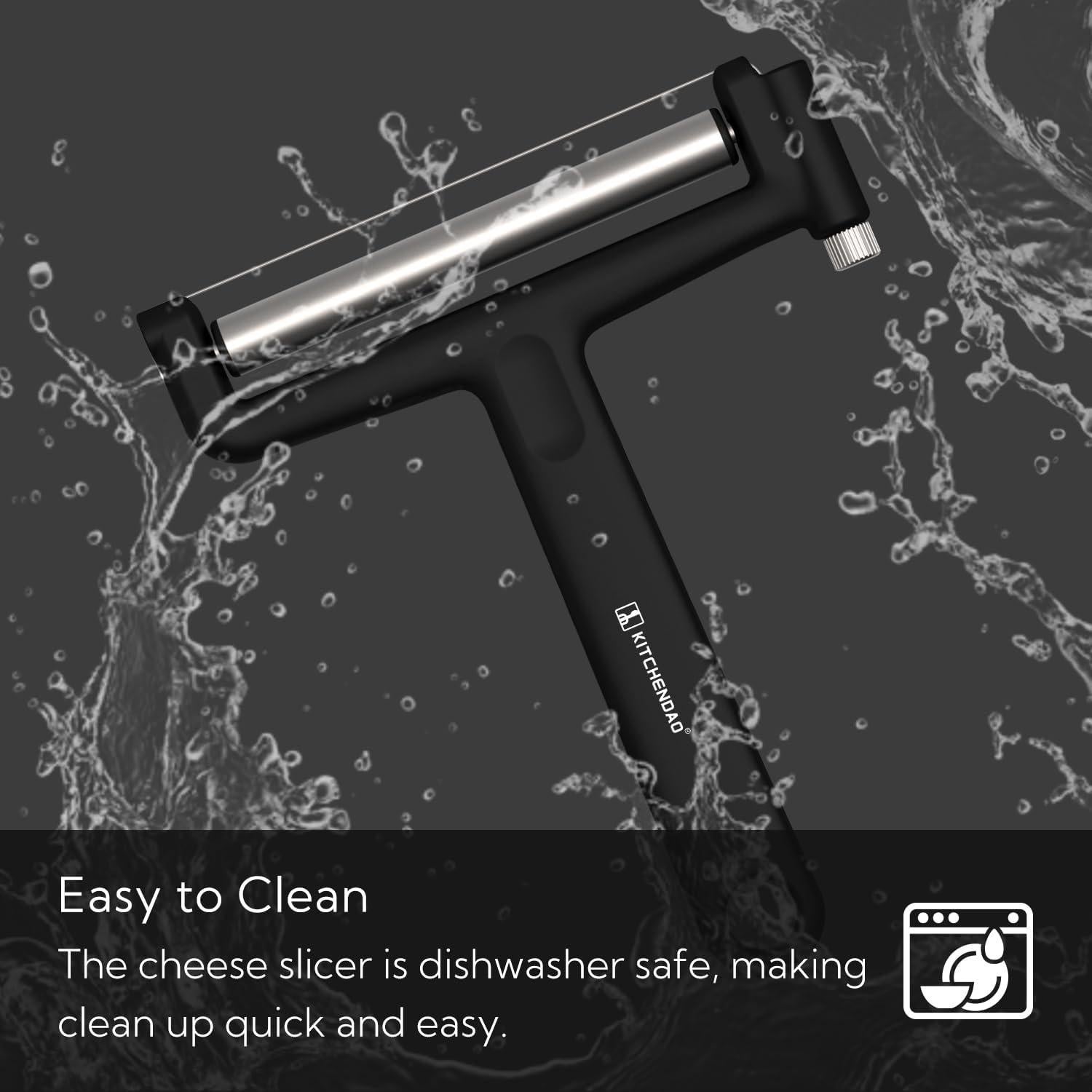 Cortador de Queso KITCHENDAO KD20297 Ajustable con Alambres Extra