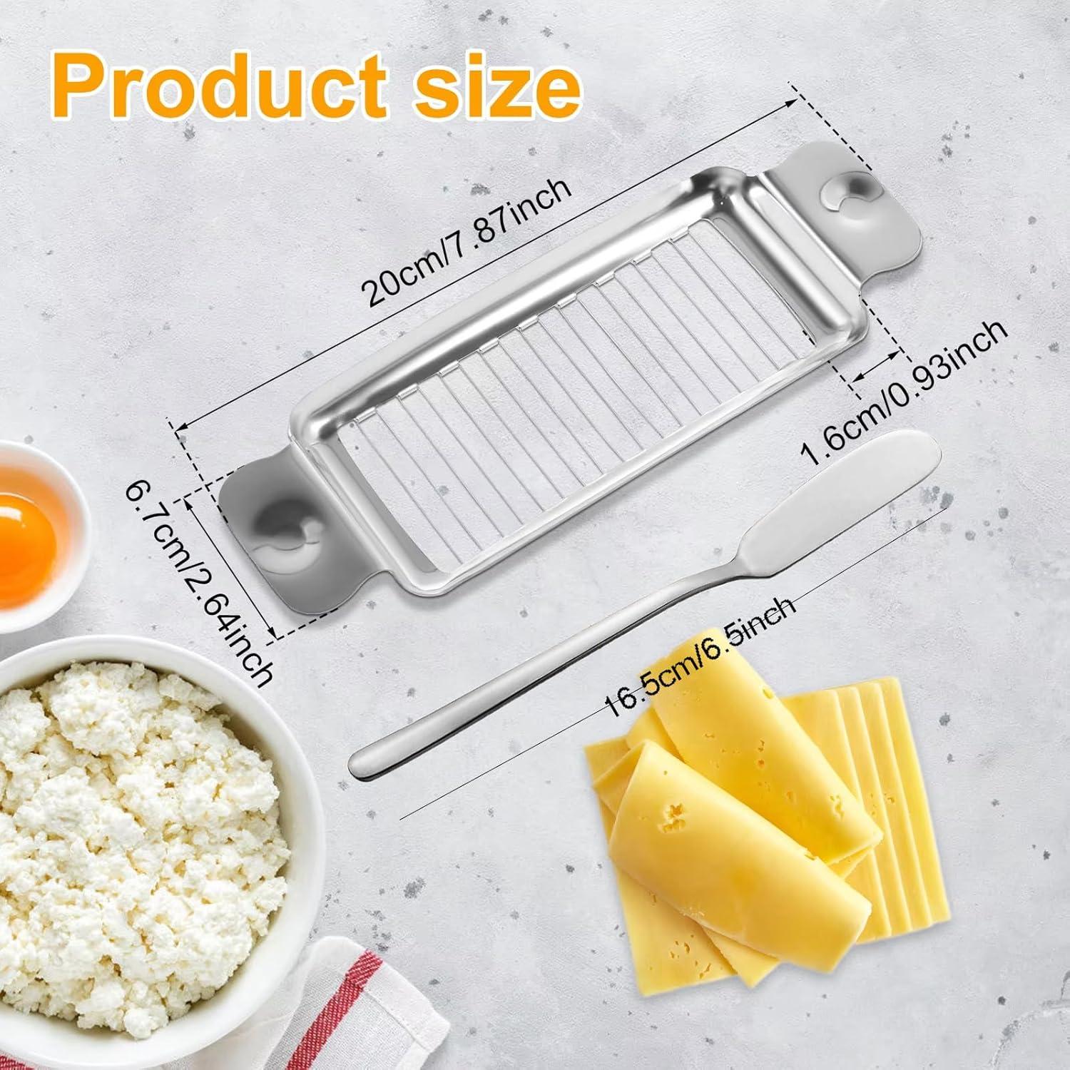 Cortador de Queso ADULLPONY 18 Cuerdas Acero Inoxidable 1 cm