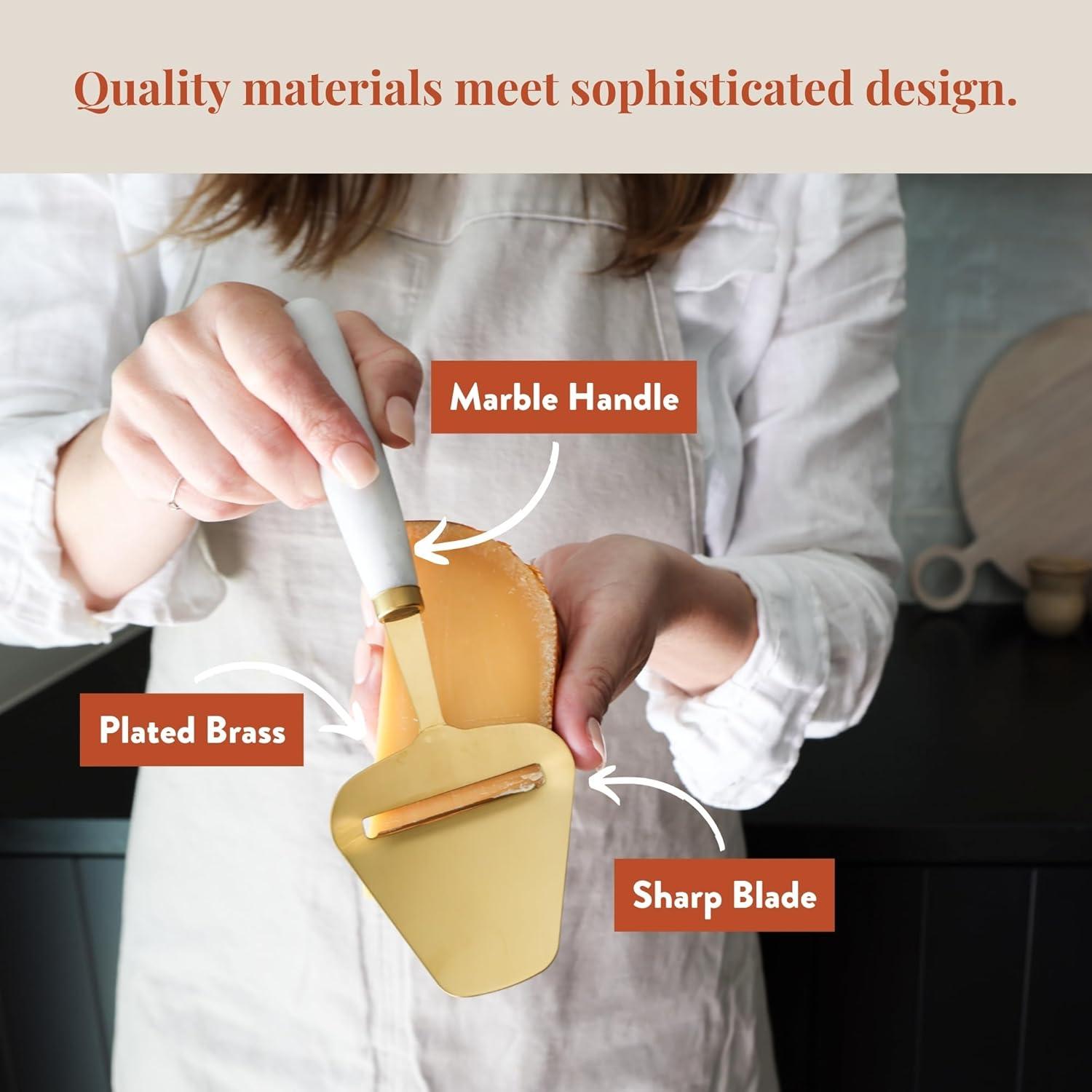 Cortador de Queso de Mármol The Bamboo Abode - Manual, 190g