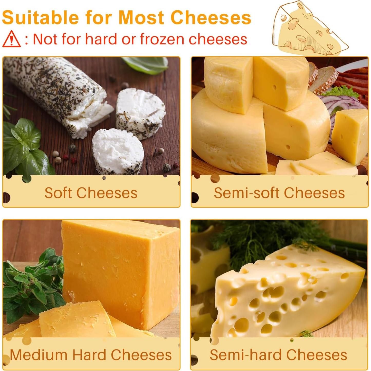 Cortador de Queso Sopito de Acero Inoxidable con Tabla y 16 Cables