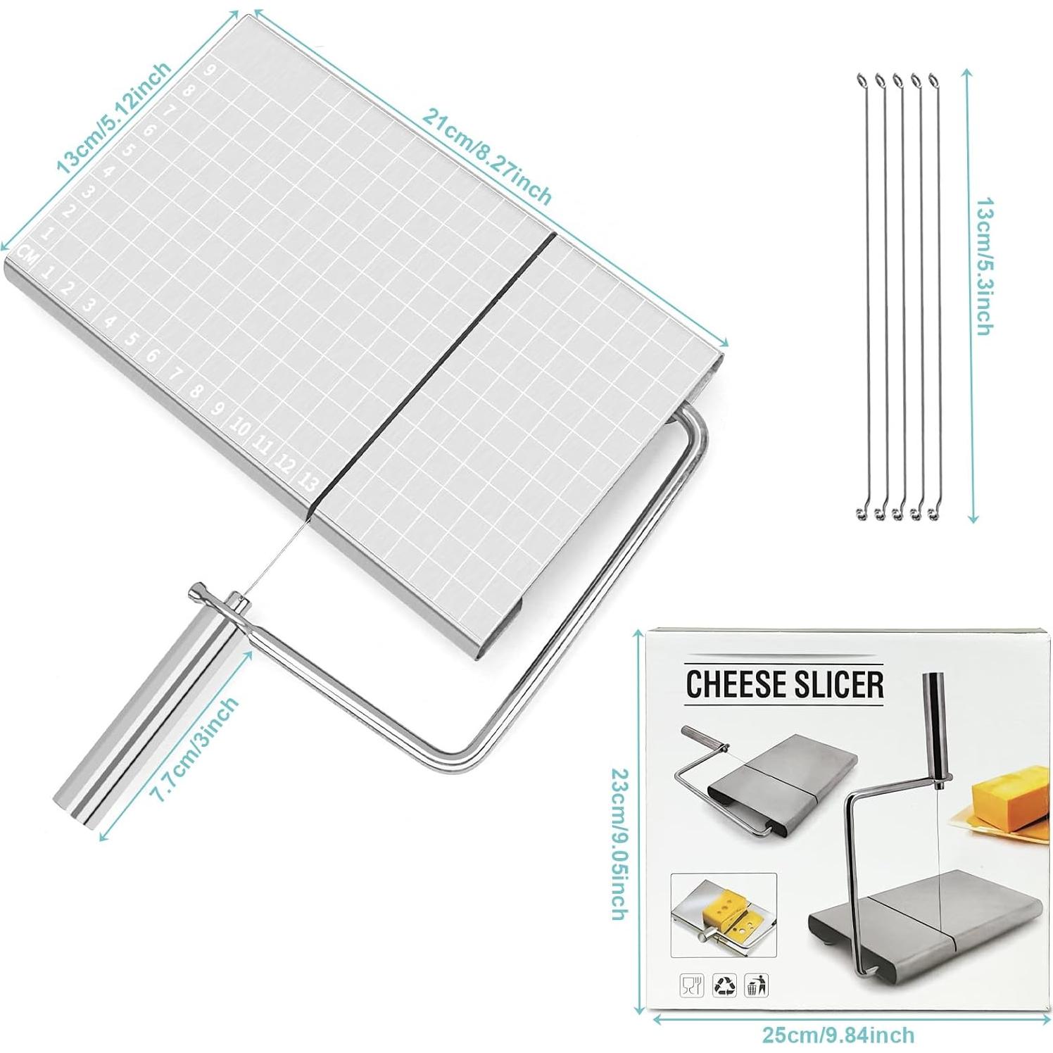 Cortador de Queso Faat3 Coi4 con Alambre y 5 Repuestos