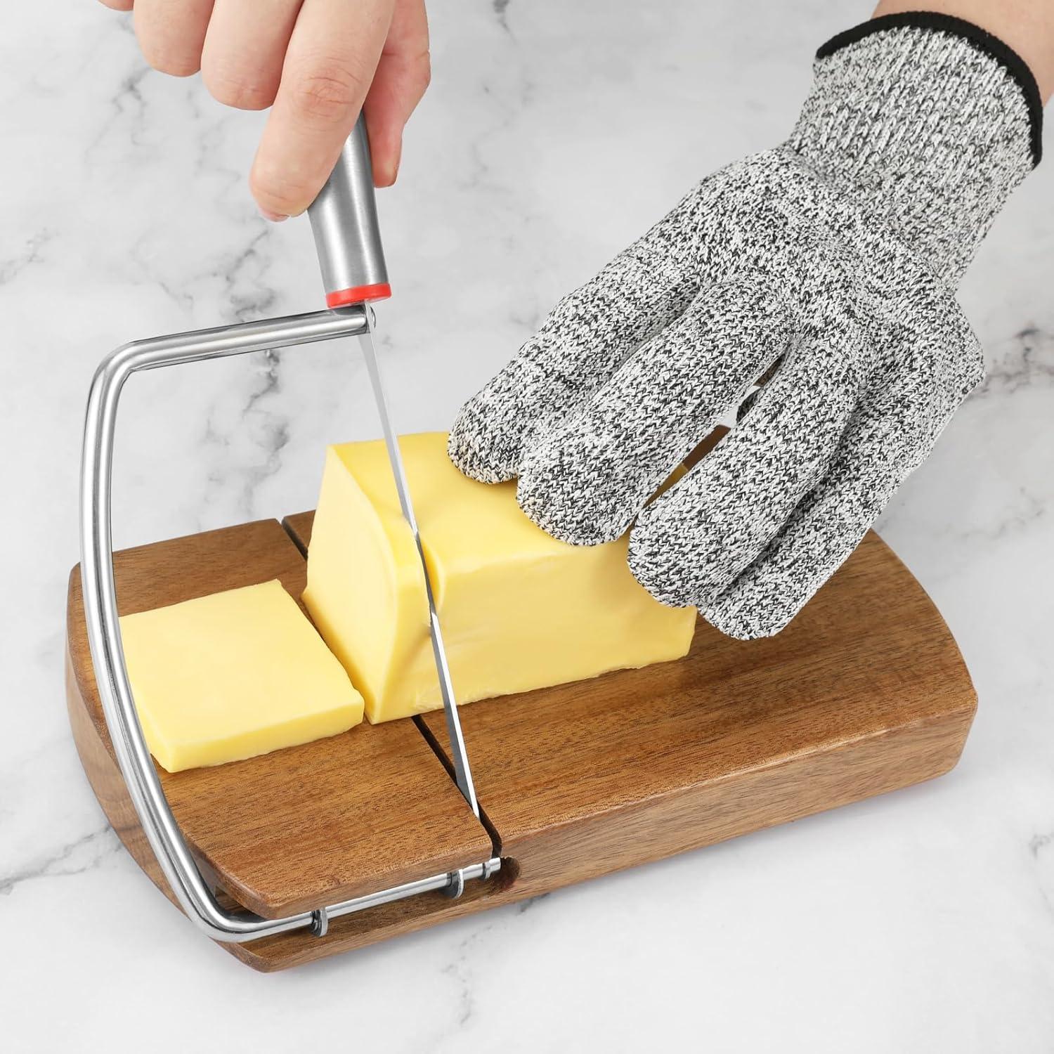 Cortador de Queso Multifuncional WGPG de Madera de Acacia