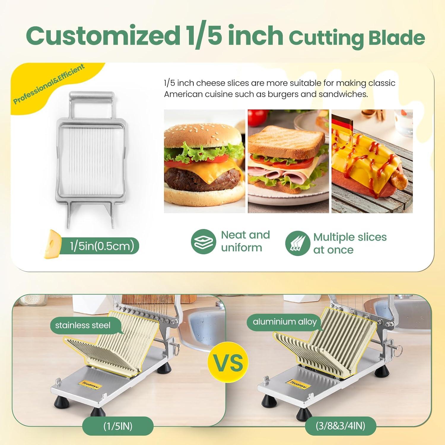 Cortador de Queso Huanyu Manual con Alambre Inoxidable 316