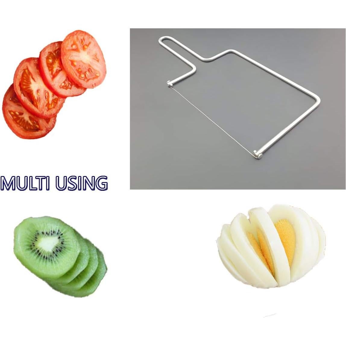 Cortador de Queso Bremen de Acero Inoxidable con 2 Alambres