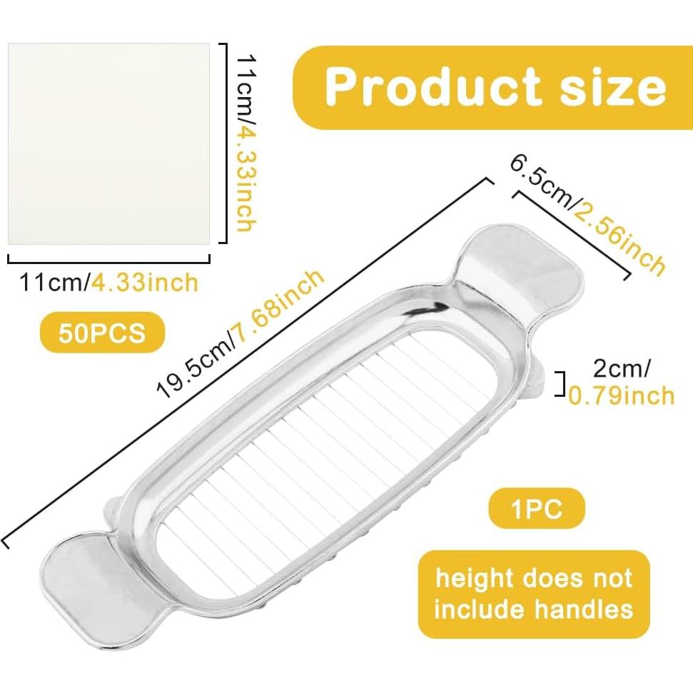 Cortador de Mantequilla HKZTUY con 17 Cables de Acero Inoxidable