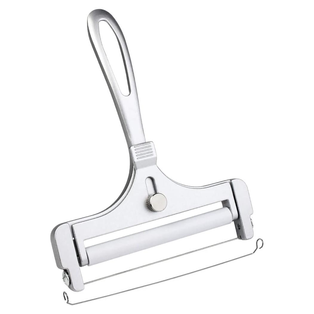 Cortador de Queso Ajustable Poualss de Acero Inoxidable 15x11.5cm