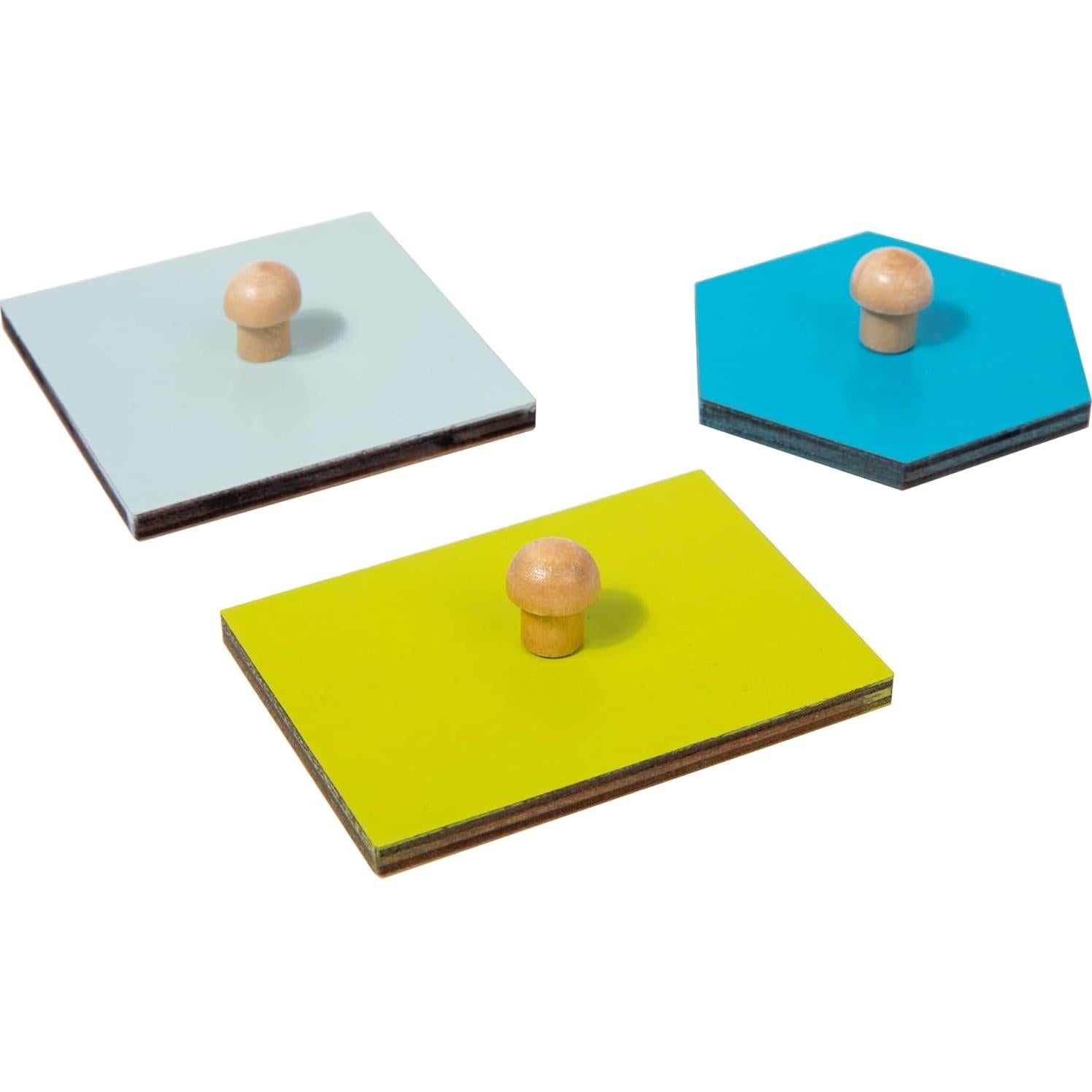 Rompecabezas Montessori de Madera 12 Piezas para Niños