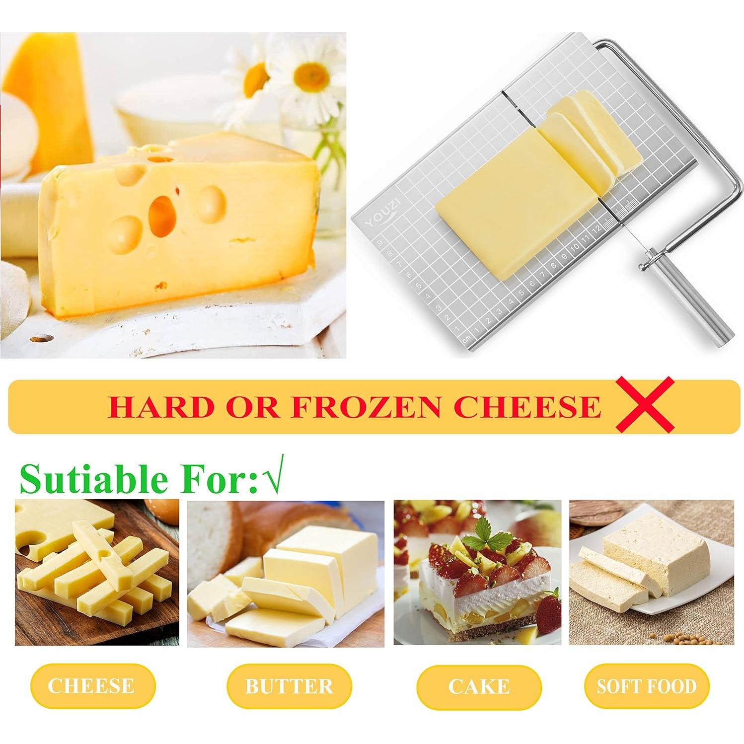 Cortador de Queso YouZi con 10 Cables Repuestos y Tabla