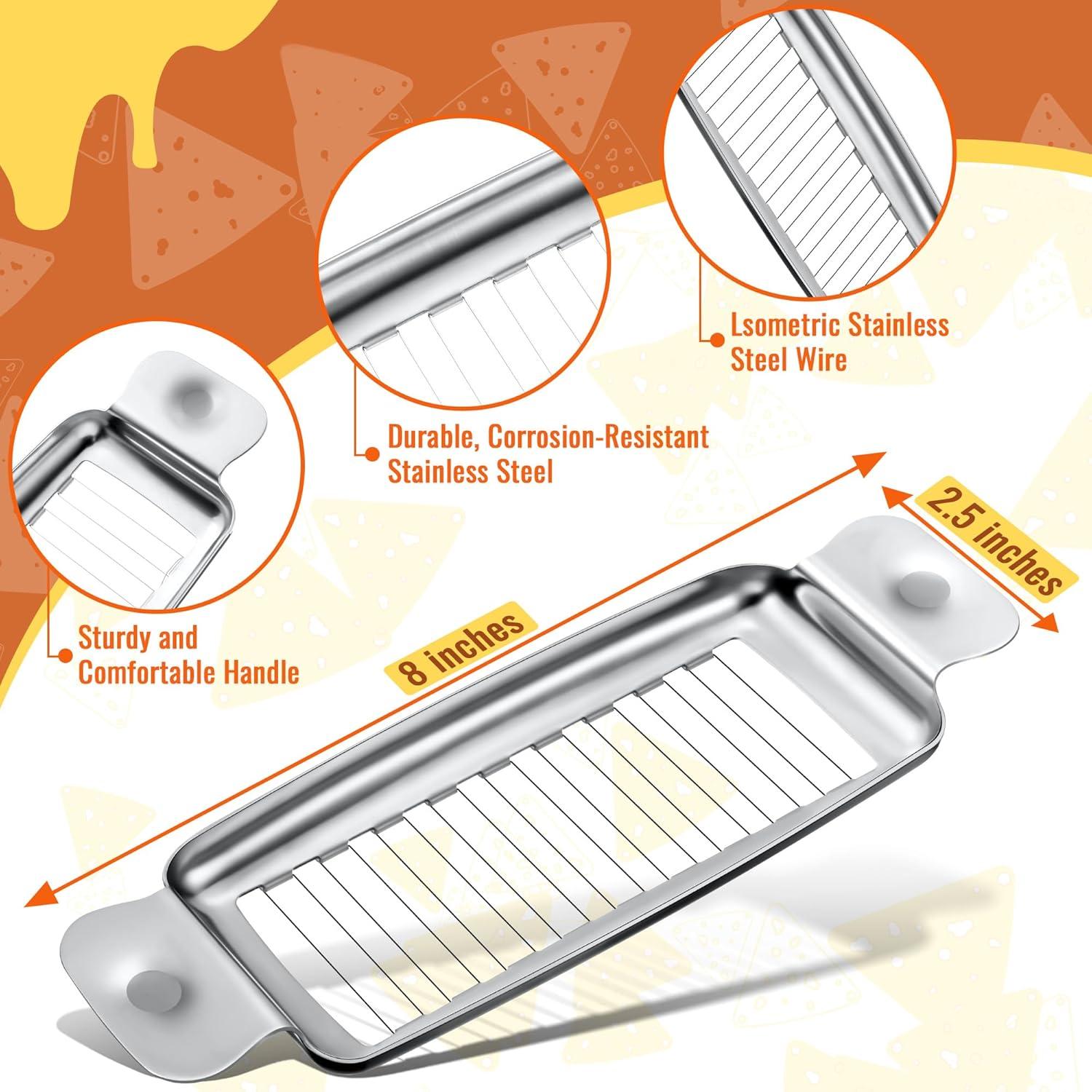 Cortador de Mantequilla y Queso Feekoon de Acero Inoxidable 18 Cuerdas