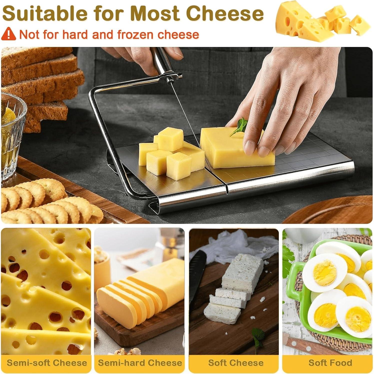 Cortador de Queso FuPatio con 5 Cables Repuestos y Tabla