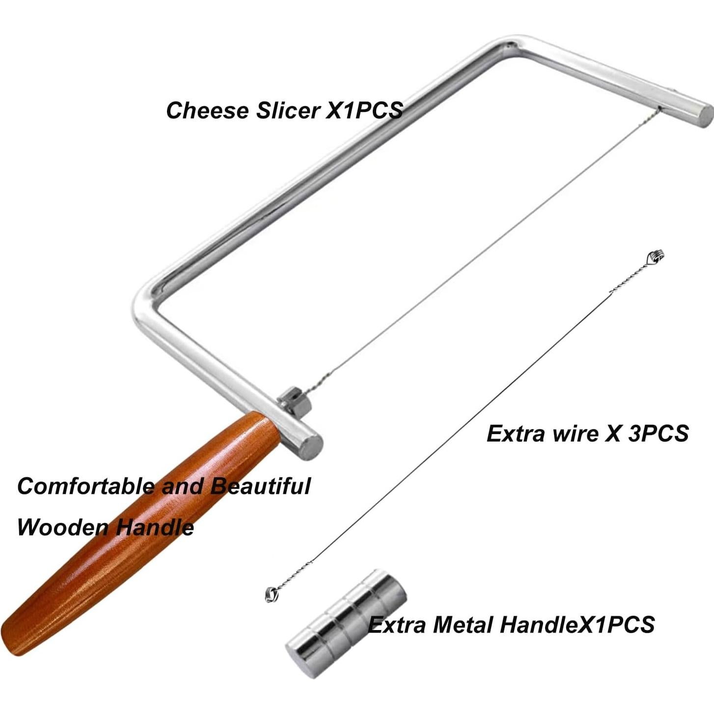 Kit Cortador de Queso SUZLFTDZSW con 3 Alambres Extra