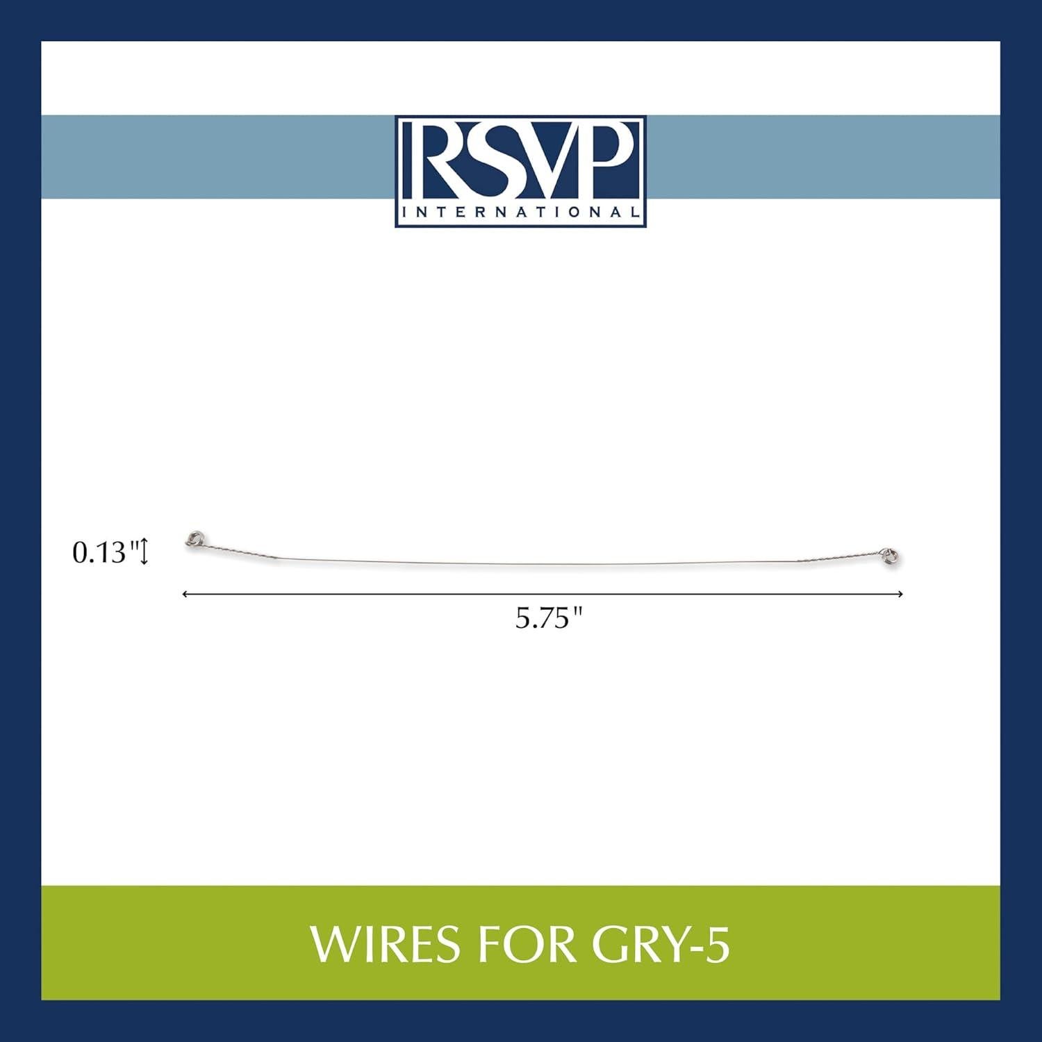 Cables de Reemplazo para Cortador de Queso RSVP Gris 13.97 cm