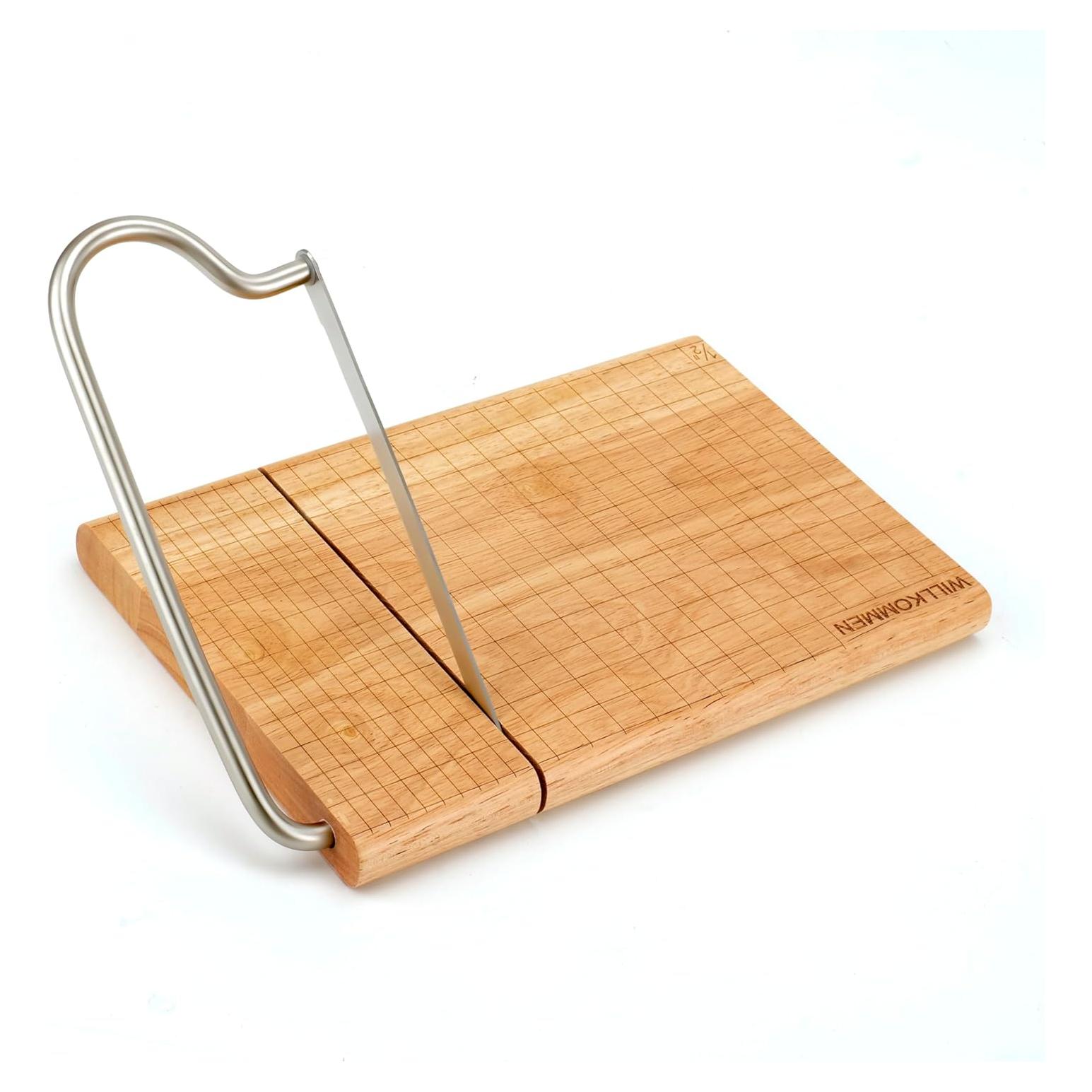 Cortador de Queso de Madera WILLKOMMEN con Cuchilla 27.4x21.3cm