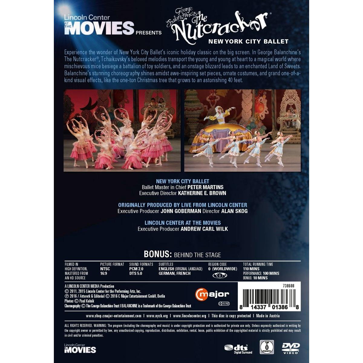El Cascanueces DVD C Major - Ballet de Nueva York 1h50m