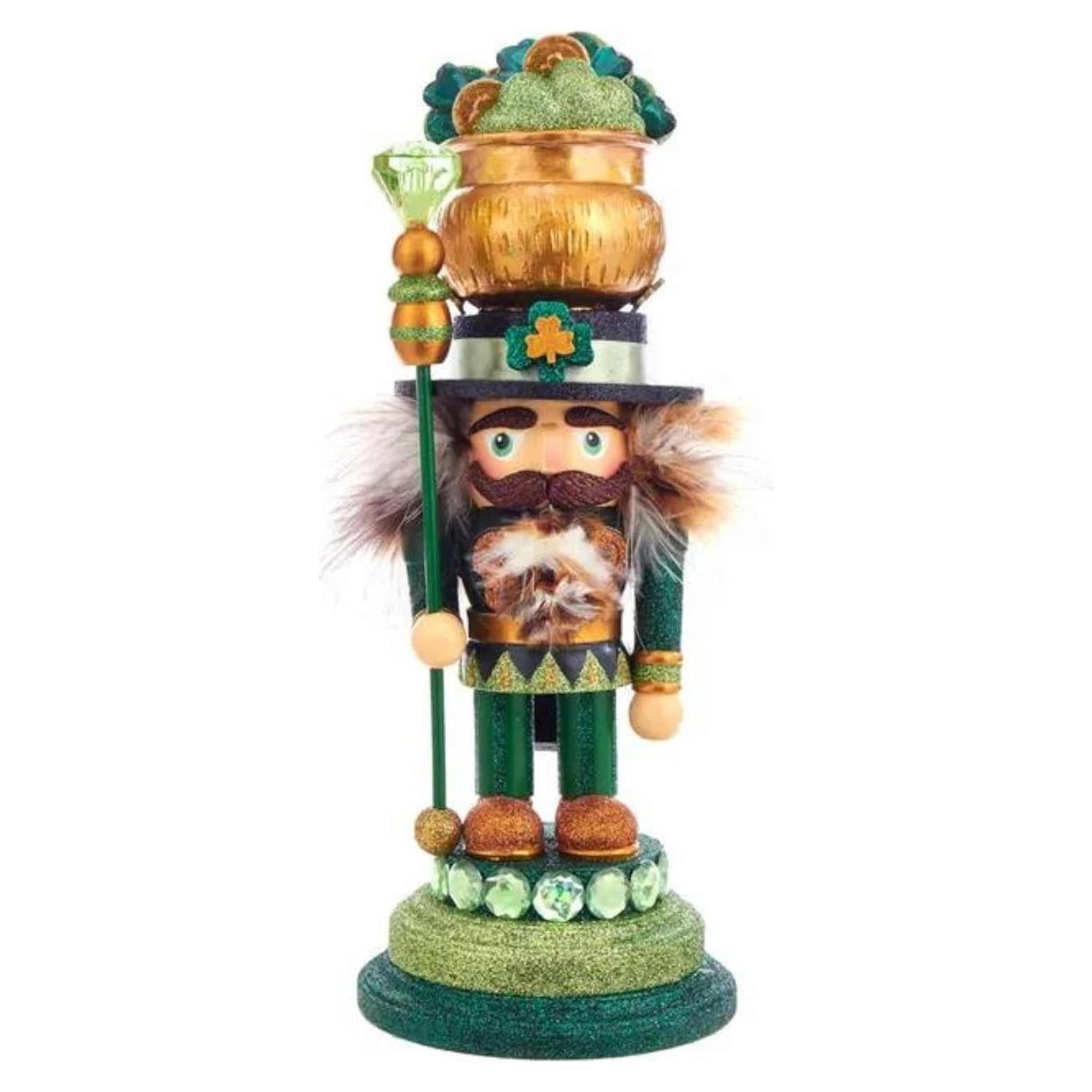 Cascanueces Irlandés Kurt S. Adler 30.48 cm Verde Madera