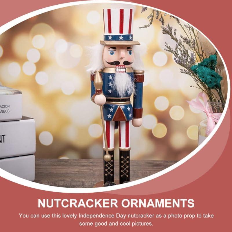 Figuras de Soldados Cascanueces de Madera Ciieeo 25 cm