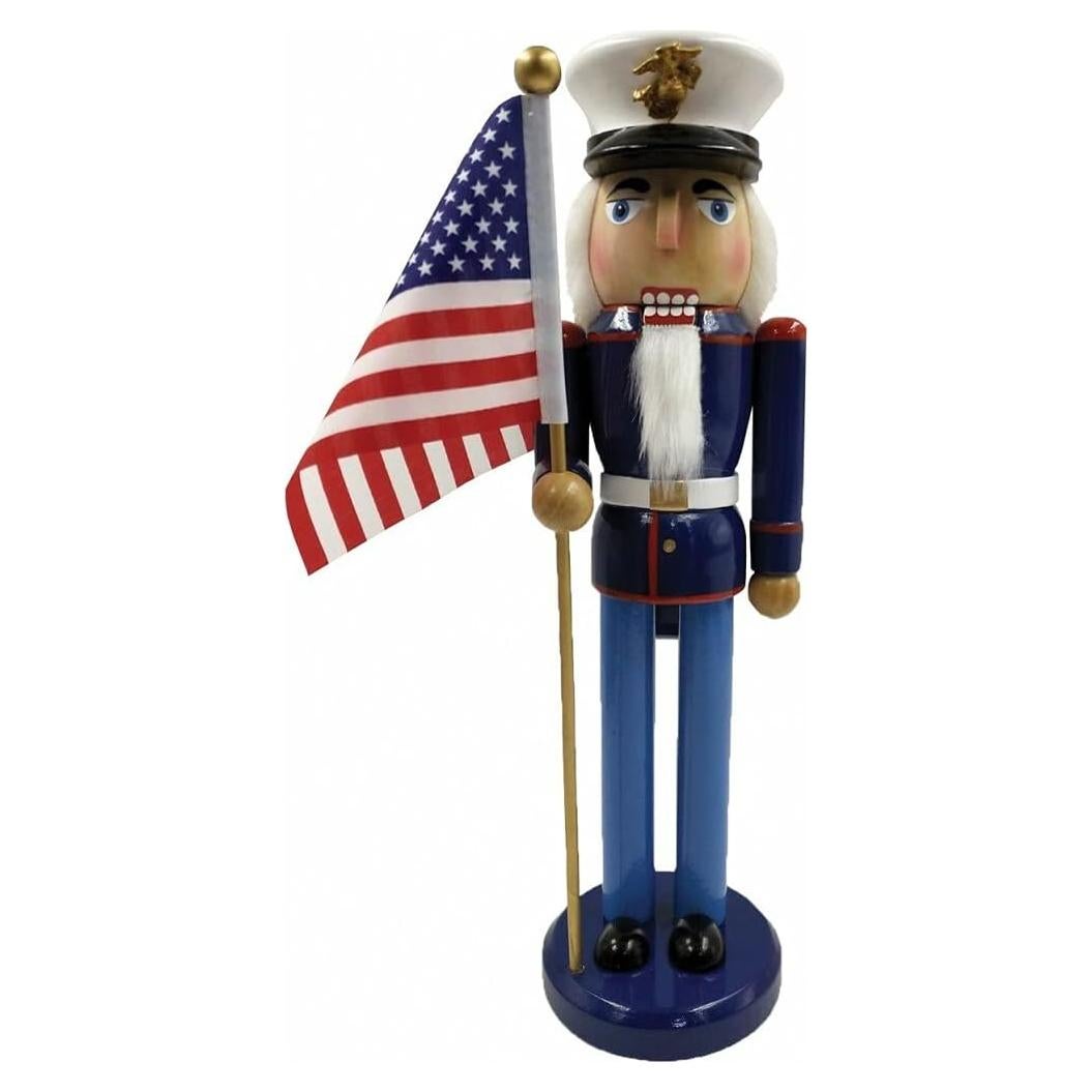 Cascanueces Marino 35.56 cm Taller de Santa Hecho a Mano