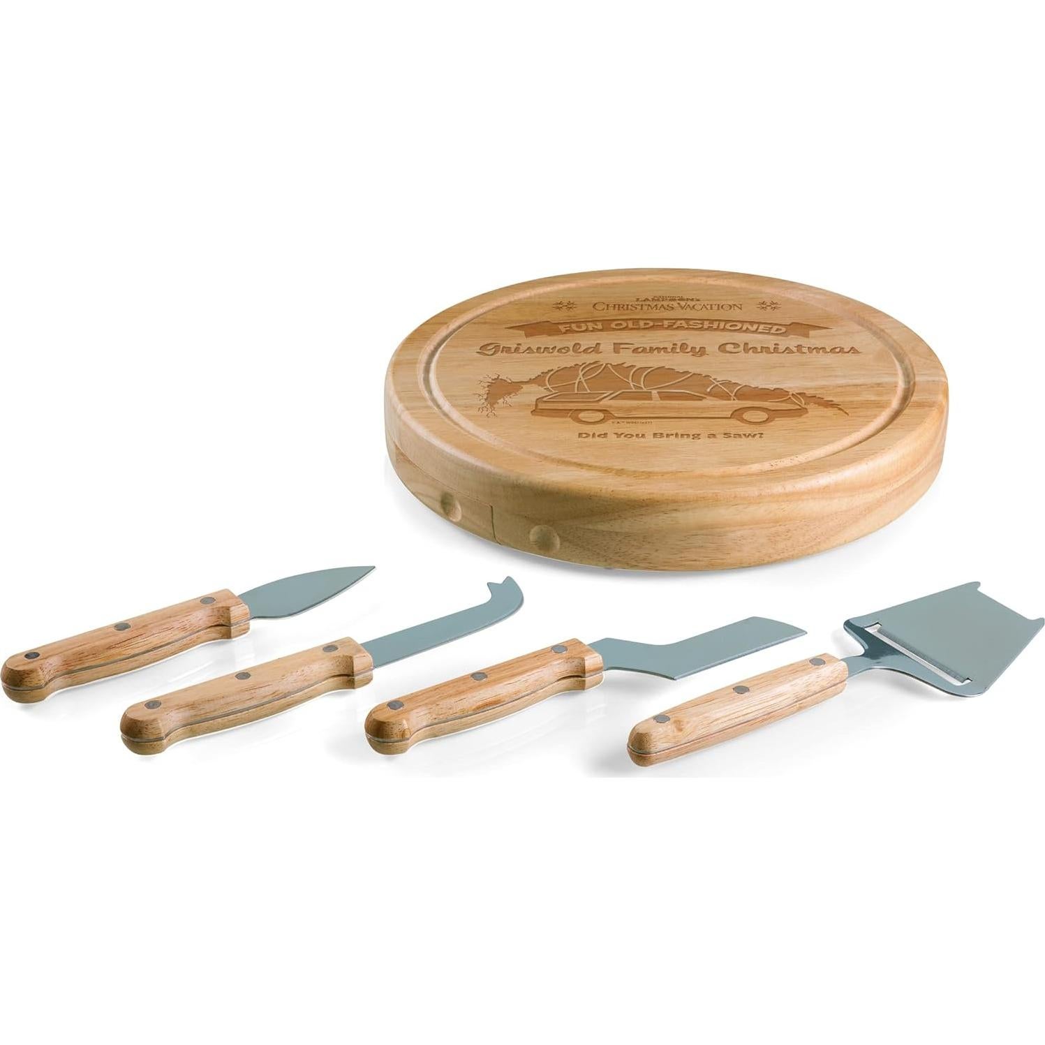 Tabla de Queso PICNIC TIME Circo 25.9 cm con Cuchillos