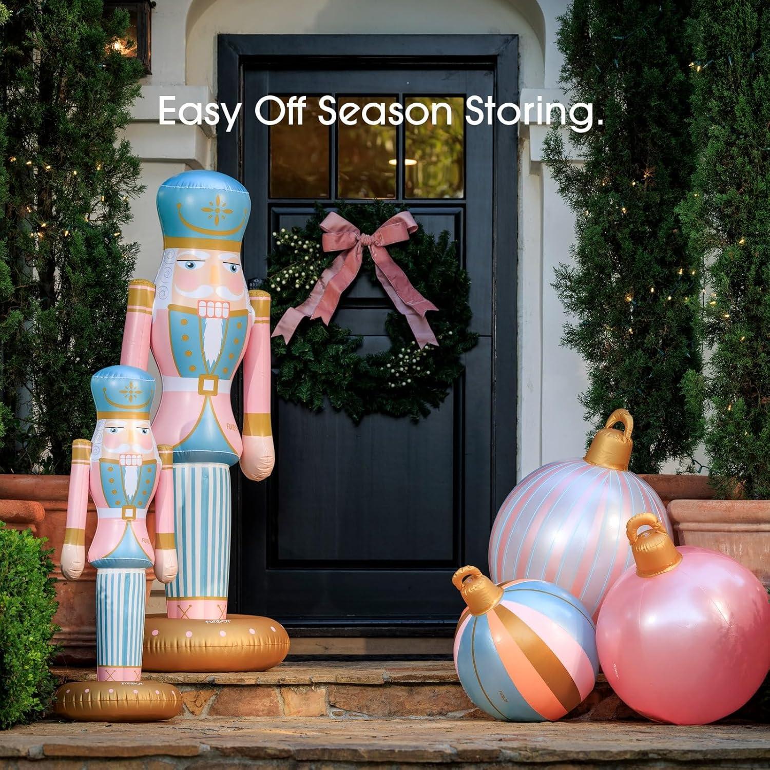 Cascanueces Inflable 1.52 M FUNBOY Rosa para Navidad