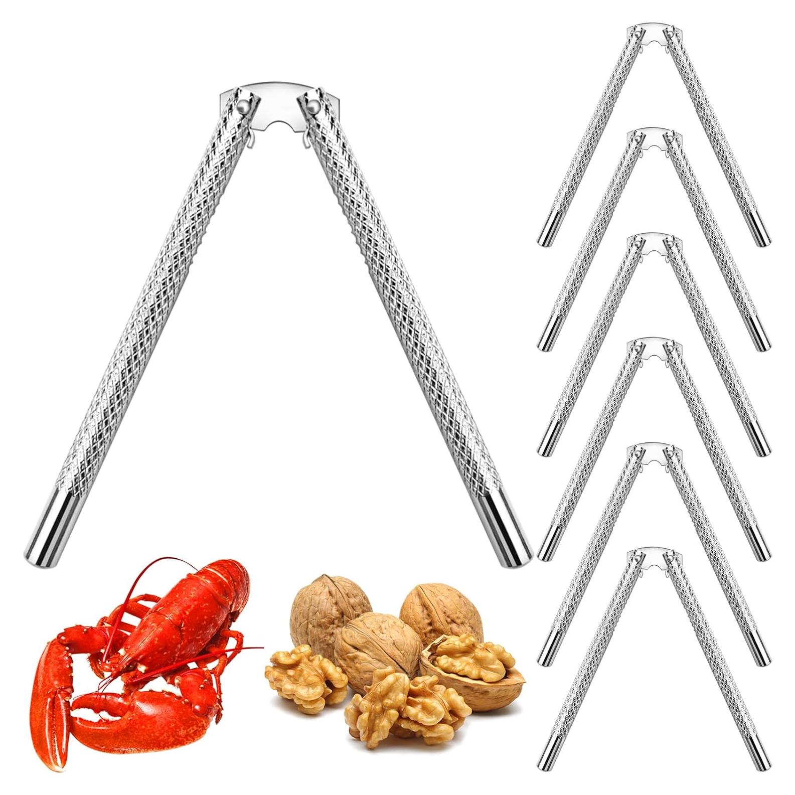 Set de 6 Cracker de Nueces Acero Inoxidable Artcome