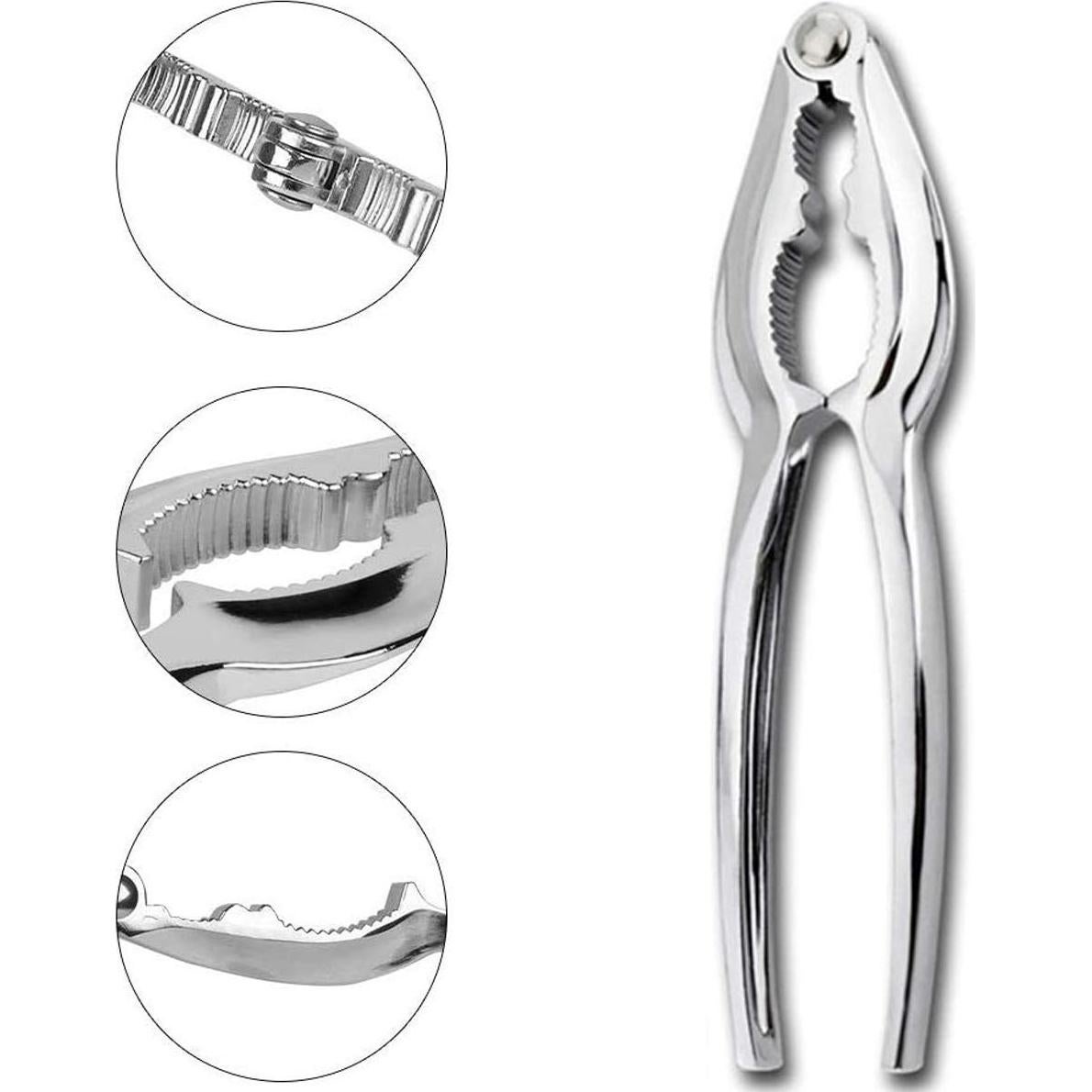 Artcome Seafood Tools Set including 7 Forks and 6 Lobster Crab Crackers Nut Cracker Set