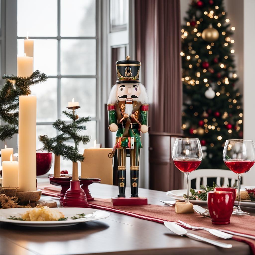 Cascanueces de Madera 30 cm Rey y Soldado THE TWIDDLERS