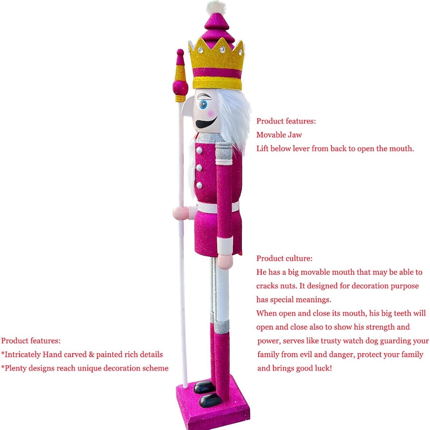 Cascanueces CDL 121.92 cm Madera Brillante K32 Decoración