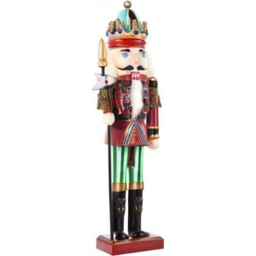 Adorno Cascanueces de Madera 30 cm Pikeman - Decoración Navideña