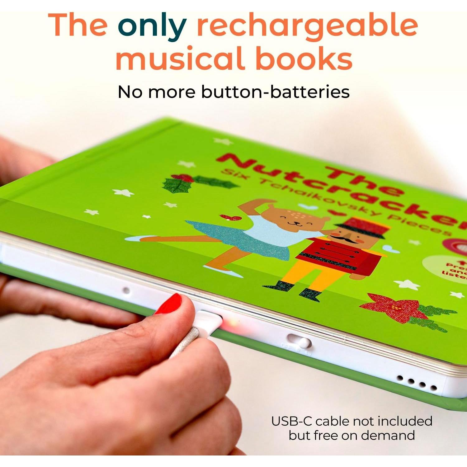 Libro Musical Infantil El Cascanueces Libros de Cali 1-3 Años