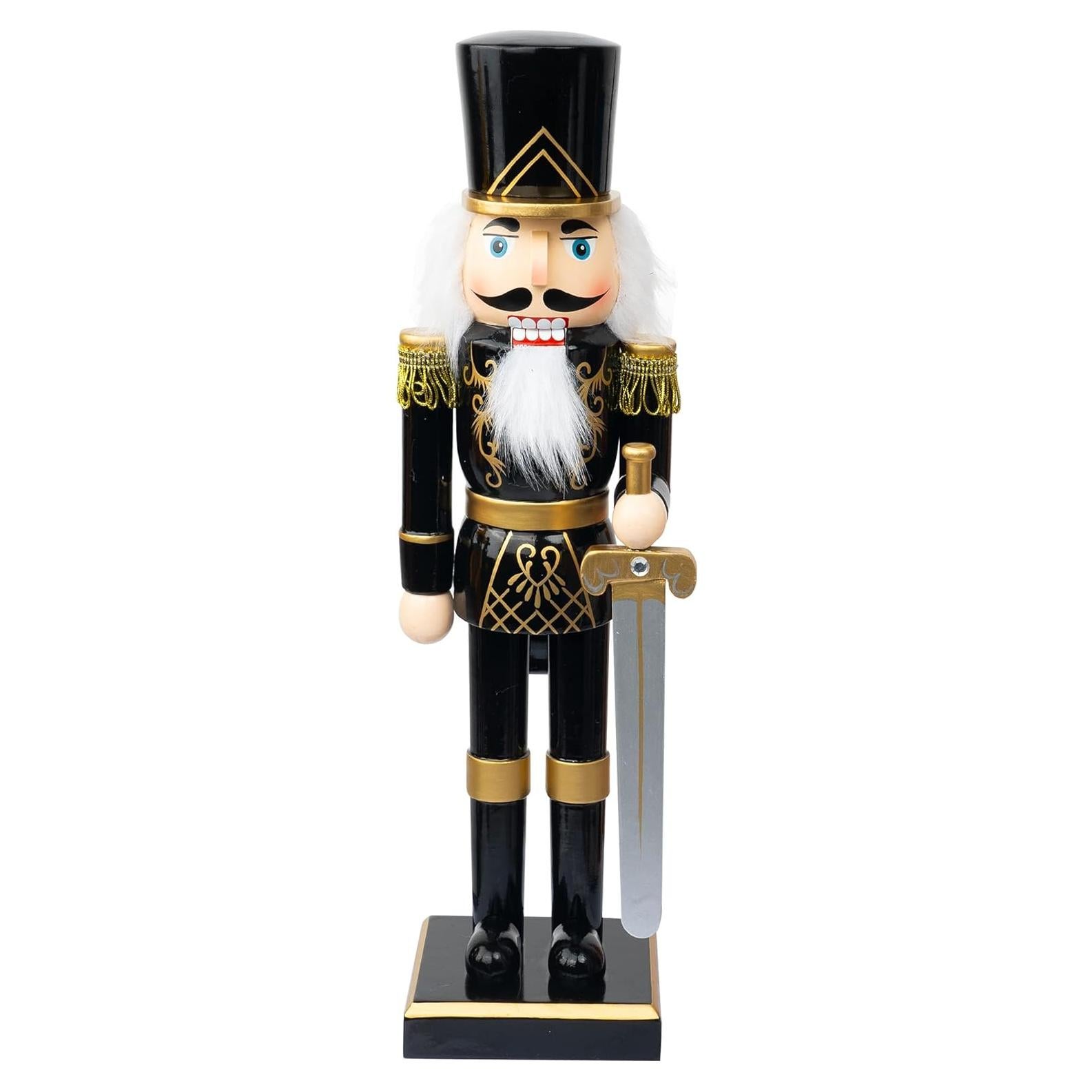 Cascanueces de Madera FUNPENY 35 cm Soldado Negro Decorativo