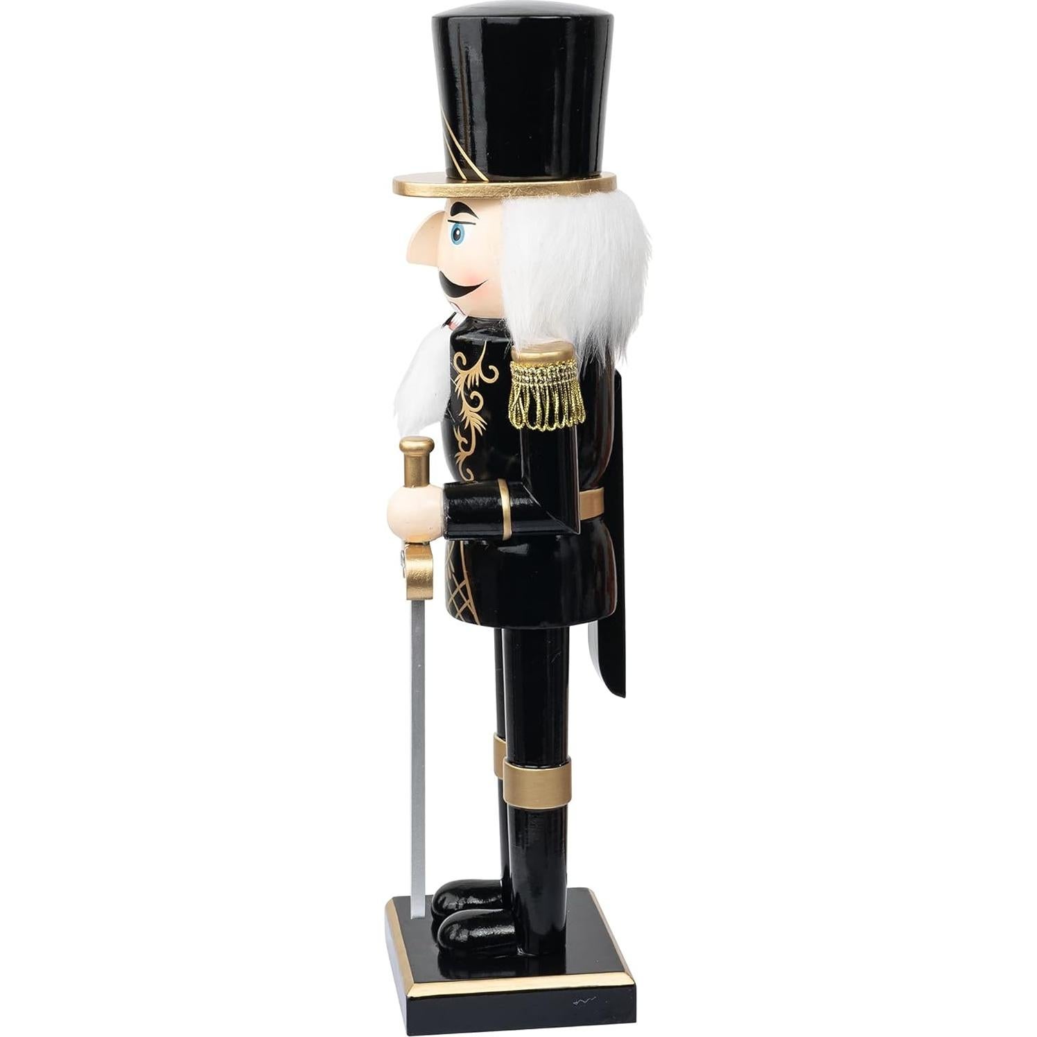 Cascanueces de Madera FUNPENY 35 cm Soldado Negro Decorativo