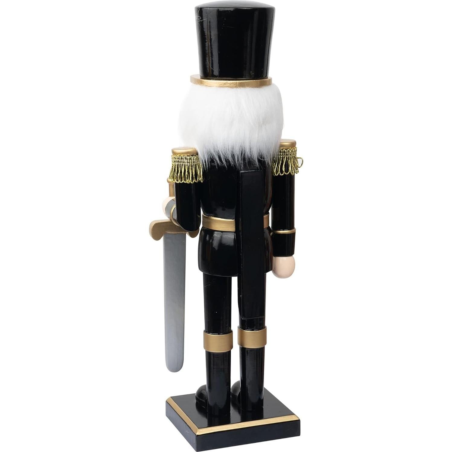 Cascanueces de Madera FUNPENY 35 cm Soldado Negro Decorativo