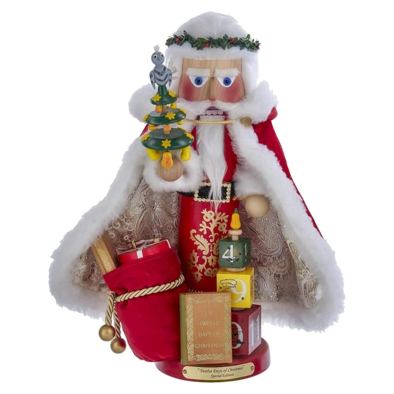 Cascanueces Musical Steinbach 43 cm 12 Días de Navidad