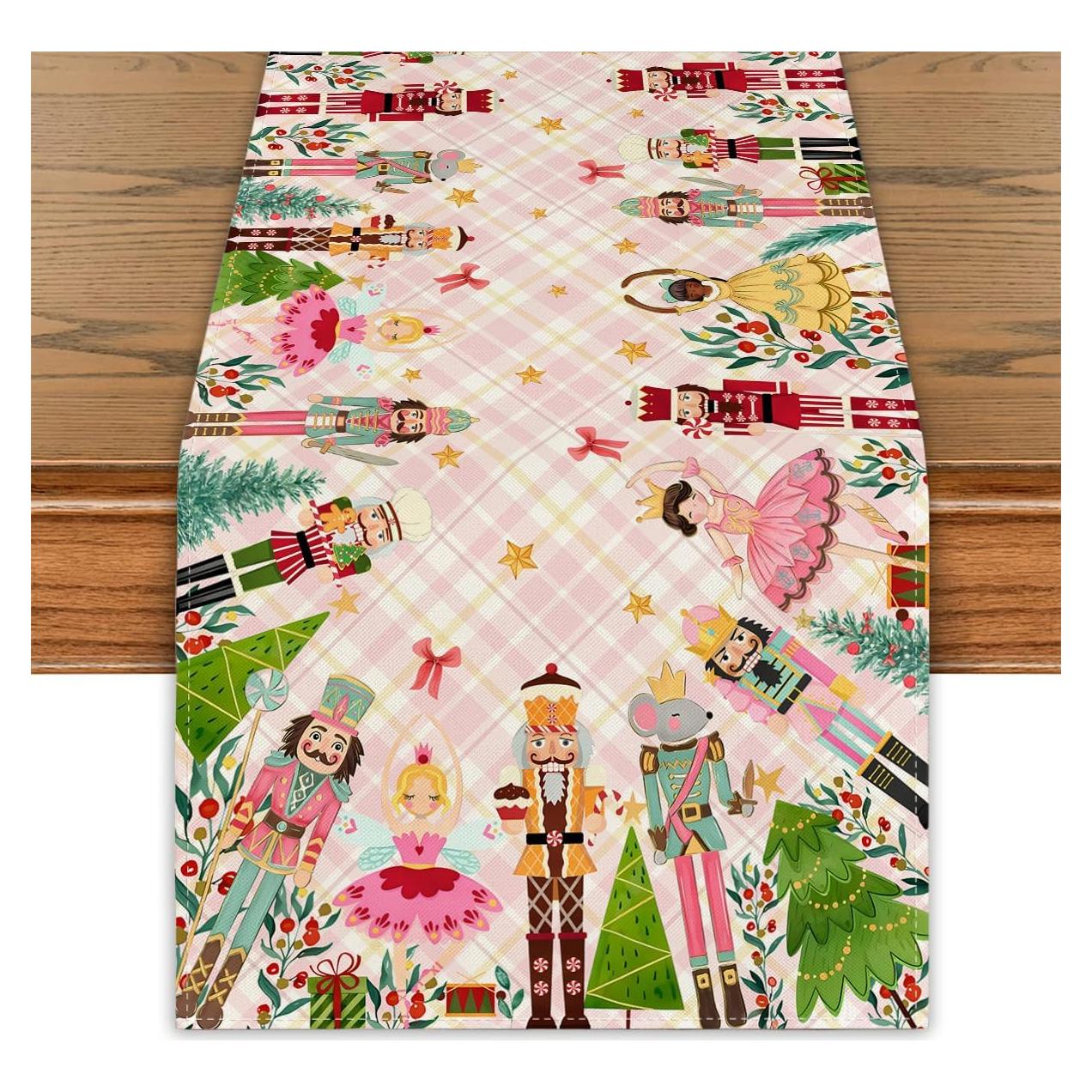 Corredor de Mesa Navideño Yarcooly Muñeco de Nieve 33x180 cm