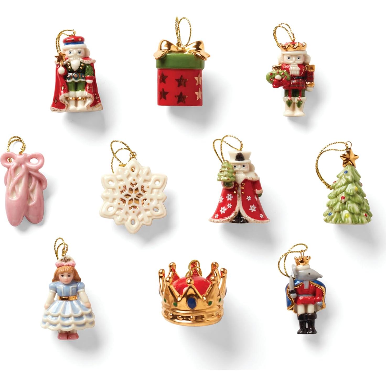 Juego de Adornos de Navidad Lenox 893635 - 10 Piezas Multicolor